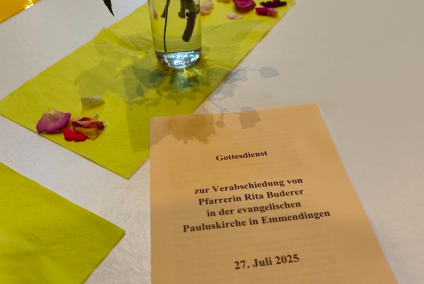 Verabschiedung von Pfarrerin Rita Buderer am 27.07.2025